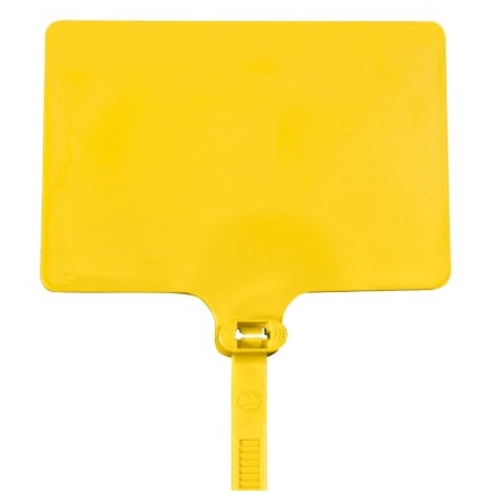 Bsc Preferred Cable Tie, 9 in L, Yellow, 120 lb Strength, 100 PK BUY00028860